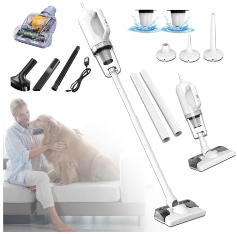 Aspirateur Balai Laveur sans Fil 5 en 1 Compact - Léger, 35Min Autonomie, Aspirateur Nettoyeur Vapeur pour Sol Dur Tapis Poils d'animaux Voiture