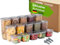 uandu Vorratsdosen mit Deckel Luftdicht | Aufbewahrungsbox Küche | Aufbewahrung & Organisation | Vorratsdosen Set | BPA Frei | Küchen Organizer | 15er Vorratsbehälter Set | Küchenzubehör | Vorratsdose