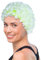 Lindos Gorros de natación - Gorro de natación de Flores de Moda con pétalos Florales,Gorros de baño Retro para Cabello Largo/Corto, Gorro de natación para Vacaciones en la Playa de la Piscina
