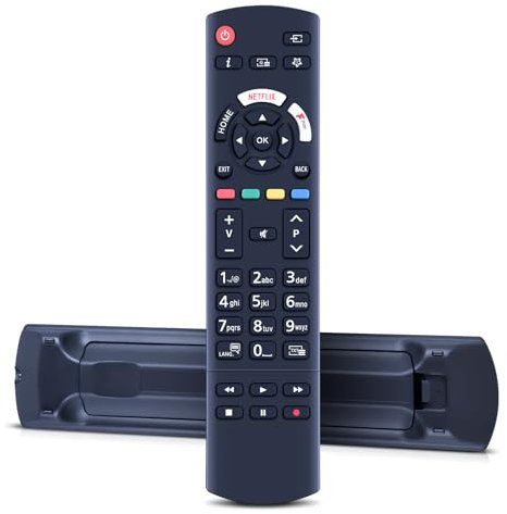 CLVIZCXOM RC42129 Remote Control Replacement for Panasonic RC42129 Television TV Remote Control 30100900 With Netflix Button