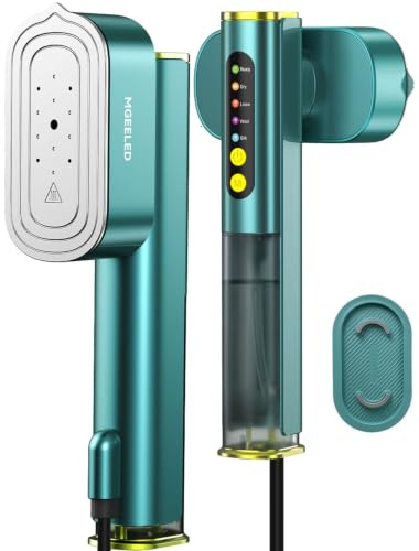 MGEELED Handheld Clothes Steamer 1200W | 15s Fast-Heat-Up Garment Iron | 25g/min Powerful Steam Output · Portable Clothing Wrinkle Remover · Vertical & Horizontal Ironing for Travel Home Office