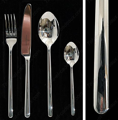 Picard & Wielpütz Besteck Garnitur Ventura Edelstahl 24-teilig, 6 Personen Gemischte Bestecksets, Silber, 39.2 x 22.6 x 7 cm