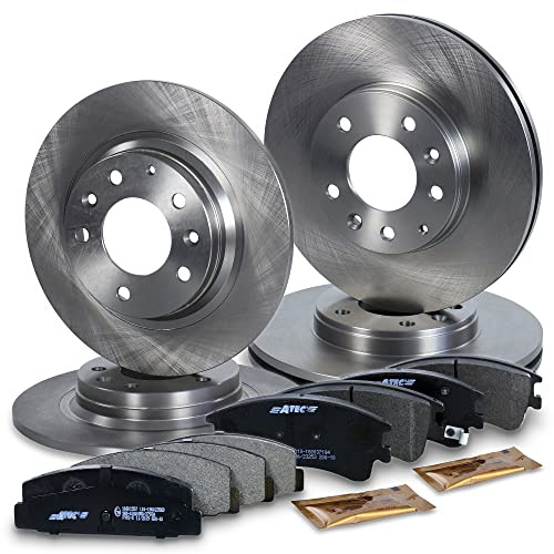 BESTPRICE Bremsenset inkl. Bremsscheiben vorne Ø 282,5 mm + hinten Ø 280 mm + Bremsbeläge vorne und hinten, Kompatibel mit MAZDA 6 Hatchback (GG), 6 Station Wagon (GY), 6 Stufenheck (GG)