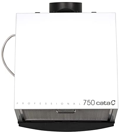 Cata Extractor de Cocina Silencioso Professional 750 Gran Extracción Gran Potencia 105W Fácil Instalación Incluye Filtro Metálico Color Blanco