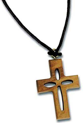 Uljö °° Holzkreuz mit Band - wunderschöner Modeschmuck