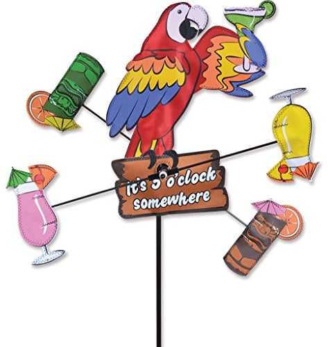 Premier Kite PKGIIP12 Girouette Oiseau Perroquet, Multicolore, 28 x 26 x 111 cm