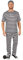 tectake dressforfun Herrenkostüm Sträfling | Trendiges Streifendesign | inkl. Mütze (XXL | Nr. 301463)