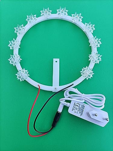 Centro Ardolino Stellario Corona Luminosa a LED cm.20 per Statue Madonne Santi Shop