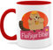 Tasse Tassen 325ml - Statement - Fleißiger Biber - 325 ml - Rot - geschenke für fleißige kaffetassen sprüche statements bieber haferl statement-tasse frohes neues jahr fleißig fanmug