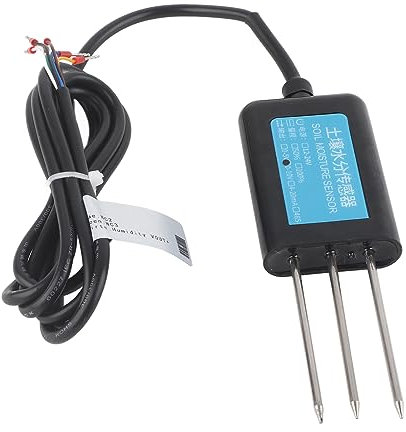 0-10V Sensor de Humedad del Suelo Salida Impermeable Invernadero Sensor de Humedad del Suelo Humedad Medidor Probador Experimentos científicos Riego con Ahorro de Agua