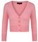 MINTLIMIT Strickjacke Damen Sommer V-Ausschnitt 3/4-Arm Bolero Festlich Cardigan Pink L