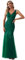 Ever-Pretty Women's V Neck Sleeveless Elegant Mermaid Maxi Evening Party Dresses with Sequins Dark Green 16UK