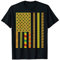 Afrikanische Kente Tuch Amerikanische Flagge Geschenke T-Shirt
