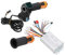 Keenso Controller, DC 36V/48V 350W Universal bürstenloser Controller mit 1 Paar Gas-Elektroroller-Zubehör mit Drosselklappengriff Reiten