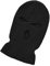 FAMKIT 3-Loch Gestrickte Vollgesichtsabdeckung Winter Sturmhaube Winddicht Warm Knit Full Face Hat Rot für Skifahren Radfahren