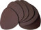 Brute Strength - sous-Verres en Cuir Pleine Fleur - Marron - Semi-Rond - 10 pcs - sous-Verre Ovale pour Verre - sous-Verres pour Boissons - Comprend Un Support