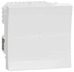 Schneider Electric NU353718W Wiser Unica - Pulsador - 10A - zigbee - Blanco - Solo meca