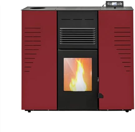 Poêle à granulés étanche Slim Astral 12 kW Bordeaux Sannover