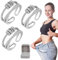 JANSIO Dreifacher Zappelring, JANSIO Triple Fidget Ring, Feelief Zirconica Triple Fidget Ring, Anti-Anxiety Ring for Women (3Pcs-Silver)