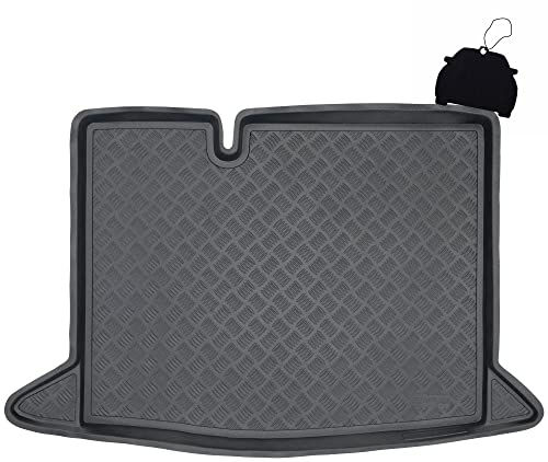 M MOTOS Tapetes de PE para maletero apata para Dacia Sandero III desde 2020 Mejore la comodidad de su viaje con la resistente alfombrilla para el maletero del coche, que protege contra la suciedad y e