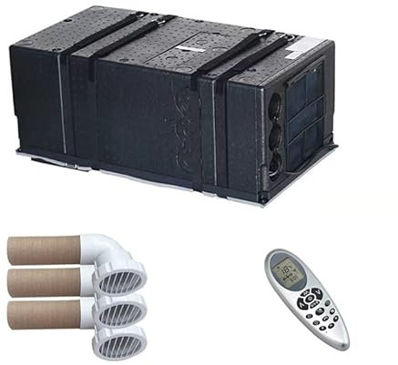 9000BTU Under Bunk Heating and Cooling 220v Air Conditioner for RV Caravan Motorhome similar to Dometic Freshwell 3000
