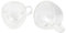 BERGNER - Juego de 2 Vasos de 100ml Doble Pared - Fabricados en Borosilicato - Para los Amantes de Café y Té - Fácil Lavado - Apto apra Microondas y Lavavajillas