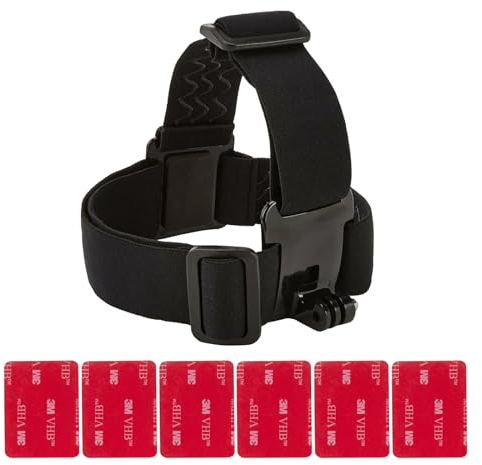 Kopfband Kopfhalterung,Kopfgurt Kopfband,Head Strap,Halterungen Kopfband Halterung für GoPro,Action Kamera Zubehör,Actioncam Kopfgurt Sport,Kompatibel mit GoPro Action Kameras