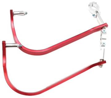 Motorrad Handschutz,Handguards Handprotektoren Motorrad Motorradzubehör Geländewagen modifizierte Aluminiumstange Aluminiumlegierung Lenker Anti-Fall-Handschutzbogen Handschutz Handbogen