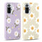 Yoedge 2 Stück HandyHülle für Xiaomi Redmi Note 10 Pro/Note 10 Pro Max 4G Hülle 6,67, Mädchen Schutzhülle Blumen Muster Aesthetic Design,Frauen Geschenk Weich Silikon Stoßfest Case, Lila Blume