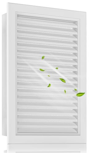 Zepoty 12x18 Gable Vent Ideal for Wall, Attic, Shed, Door, and Shipping Container, Inside Dimensions: 10 x 16