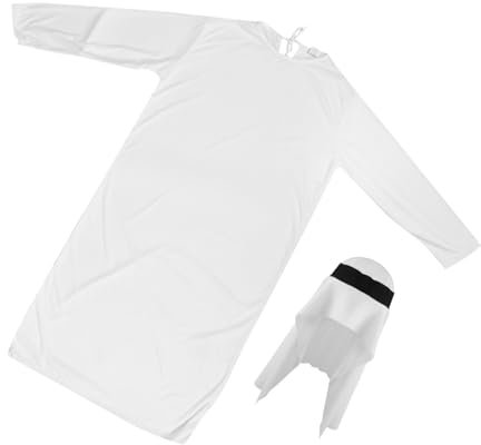 Arabische Kleidung L Xl Polyester 1 Satz Weiß Halloween Party Herren