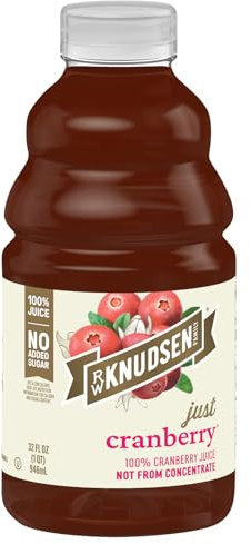 R.W. Knudsen Succo di mirtillo rosso non concentrato, 32 fl oz (confezione da 1)