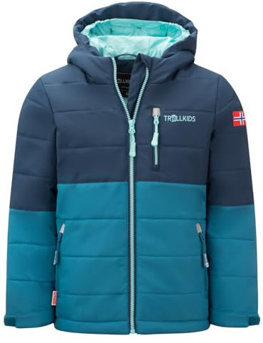 Trollkids Kids Hemsedal Snow Jacket XT 164, Dark Marine