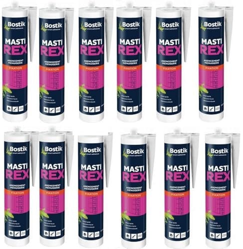 Mastic BOSTIK MASTIREX - Pack de 12 Cartouches