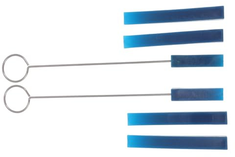QUMIIRITY 6 Stück Gummi Stimmdämpfer Klavier Stimmkeile Klavierzubehör Mittlere Textur für Klavierstimmung Musikinstrumente