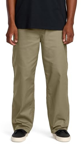 Volcom Herren Billow Loose Fit Baggy Chino Pants – Relaxed Vintage, Wide Leg, Casual Skate Style Lässige Hose