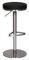 Barhocker WL1.293 Schwarz Edelstahl höhenverstellbare Sitzhöhe 57-82 cm | Barstuhl Modern 360° Drehbar | Tresenhocker mit Standfuß | Design Bistrohocker Hoch |