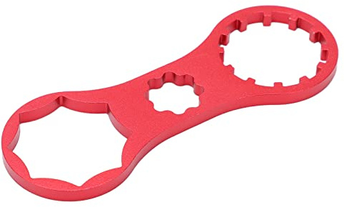 for Suntour XCR XCT XCM Bike Front Fork Spanner, Aluminium Alloy Bike Front Fork Removal Wrench Bike Shoulder Cover Spanner Tool for Front Fork