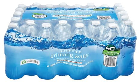 Kiirklaand Signature Spring Still Water - 40 x 500ml | Sourced from Chase Spring, UK | BPA‑Free & Recyclable | Ideal Size for Convenience | 40 Pack of 500 ml Bottles