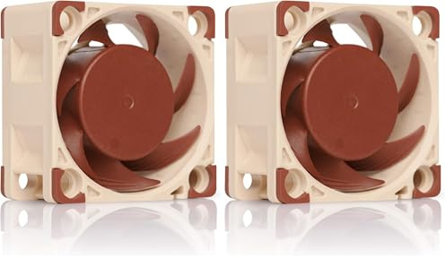 Noctua NF-A4x20 PWM, Ventilador Silencioso, 4 Pines (40x20 mm, Marrón) (Paquete de 2)