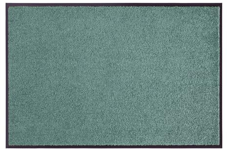 Pflegeleichte Fußmatte CLEAN 60x40cm salbei-grün - Polypropylen | waschbar, langlebige Verarbeitung, strapazierfähig, robuste Ausführung, hochwertige Verarbeitung
