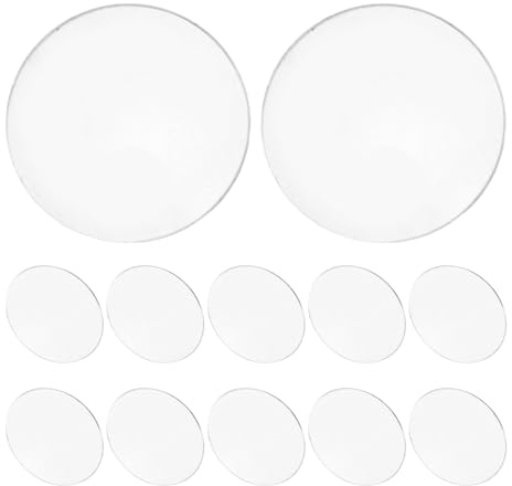 Scheinwerferblende 30 Stück Acryl, Runde Flache Abdeckung | Acrylschirm für Spotbeleuchtung, Transparente Beleuchtungslinse, Blendschutz Lampe