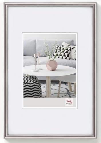 walther design Bilderrahmen stahl 60 x 80 cm Galeria Kunststoffrahmen KD080H