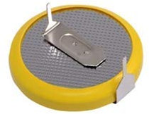 PILA BATTERIA LITIO CR2032 ORIZZONTALE 2PIN 3V A SALDARE DA CIRCUITO STAMPATO