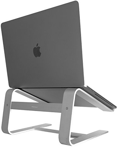 Macally ASTAND support d'ordinateur portable en aluminium pour Apple Macbook, Macbook Air, Macbook Pro et tout ordinateur portable de 10” à 17