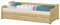 Erst-Holz® Sofabett zweiter Schlafplatz mit Matratze Bettgestell 90x200 Einzelbett Bettkasten 60.34-09M