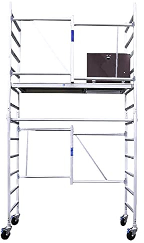 Klappbarer Gerüst, Aluminium, Modell C (stapelbar), Höhe 4,60 cm