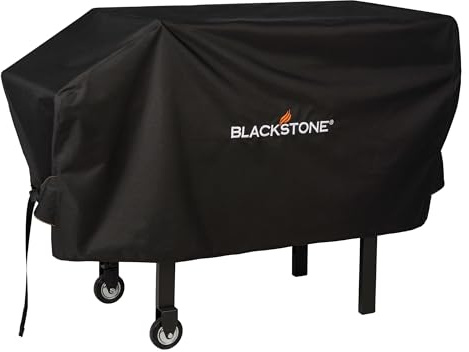 Blackstone Grillabdeckung (132 x 68 x 68 cm) wasserdicht, wetterfest, 5091, robuste 600D-Polyester-Outdoor-Grillabdeckung, passend für Grill- und Holzkohlegrill-Kombination und 55,9 cm Tischplatte,
