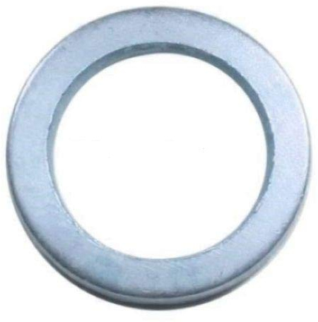 30 Fitschenringe in verschiedenen Größen (Ø 10,2 - Ø 12,2 mm Innendurchmesser) - blau verzinkt - Mix - 10x je Größe | zum anheben von Türen | Unterlegscheibe für Türen | Silber | Distanzring