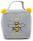 Bee Grey Cube Fabric Doorstop ~ Beautiful Home Door Stop